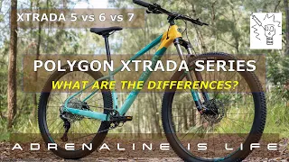 Polygon Xtrada 5 vs 6 vs 7 | Mountain Bike Spec Comparison | What's the Difference?