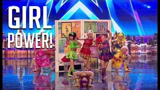 Cartoon Heroes: They Are Young Girls But SUPER Talented! | Britain's Got Talent 2018