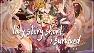 xie lian + hua cheng | long story short, i survived