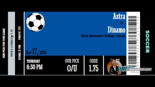 Astra vs Dinamo PREDICTION (by 007Soccerpicks.com)