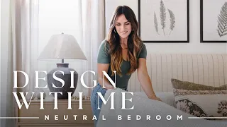 Neutral BEDROOM Design with Products!! Design with ME!! (REALLY PRETTY DESIGN)