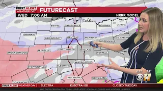 Patchy sleet and freezing rain continues overnight