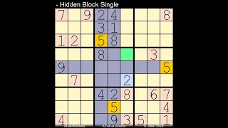 How to Solve Washington Times Sudoku Difficult  6 June, 2024