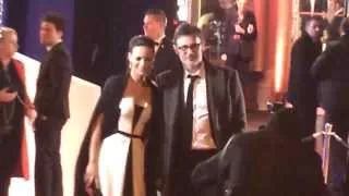 Berenice BEJO & Michel HAZANAVICIUS à Paris arrive aux Césars le 28 fevrier 2014