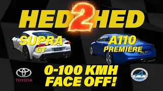 Toyota Supra GT Vs Alpine A110 Premiere | Under 5s 0-100 Kmh FACE OFF!