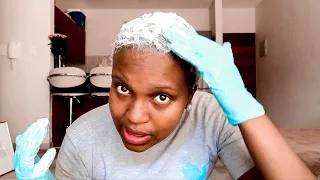 Step By Step Getting Your Hair White | Buhle Lupindo