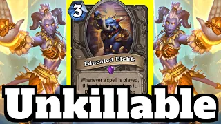 UNKILLABLE Paladin! Educated Elekk Time Out Combo! | Hearthstone