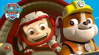 Ръбъл изгражда безопасно кацане за астронавт Горди! - PAW Patrol Bulgarian - карикатури за деца
