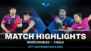 Lin Shidong/Kuai Man vs Lim Jonghoon/Shin Yubin | XD Final | WTT Contender Doha 2023