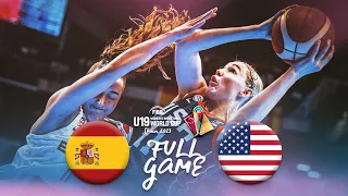 FINAL: Spain v USA | Full Basketball Game | FIBA U19 Women's Basketball World Cup 2023