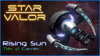 Rising Sun Spaceship Spotlight, Independent Carrier | Star Valor Early Access - Indie Game Dev