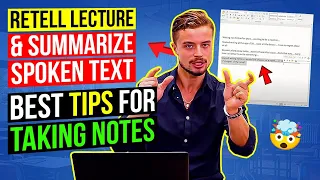 PTE Speaking & Listening | Retell Lecture & Summarize Spoken Text - Tips for TAKING BEST NOTES