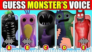 IMPOSSIBLE 🔊 Guess the MONSTER'S VOICE | GARTEN OF BANBAN 7 | BITTERGIGGLE, SIR DADADOO