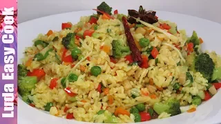 ВКУСНЫЙ ГАРНИР ИЗ РИСА и овощей на сковороде БЫСТРО И ПРОСТО | VEGAN FRIED RICE recipe