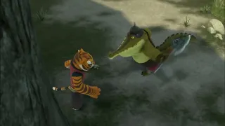 Kung Fu Panda Po and Tigress VS Croc Bandits