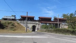 des trains qui passent- desserte ITE FERROPEM l'Ardoise - Aout 2017