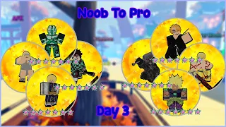 ASTD (All Star Tower Defense) Noob To Pro | Day 3  - Unlucky Spins... (More OP Units)