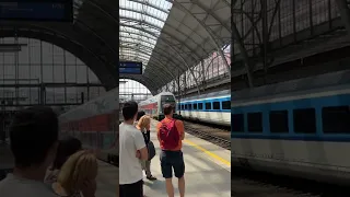 Train from Prague Czech Republic to Vienna Austria 🚆 #shorts