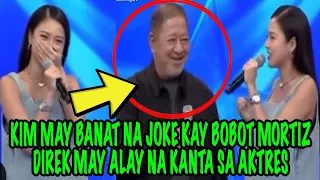 KIM MAY BANAT NA JOKE KAY BOBOT MORTIZ DIREK MAY ALAY NA KANTA SA AKTRES‼️