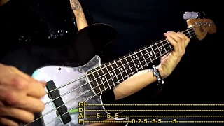 [only bass] AC DC - Girls got rythm / bass cover / playalong with TABS