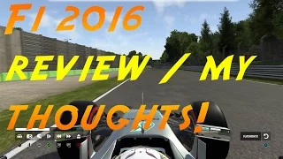 F1 2016 - Review/My thoughts - XBOX ONE