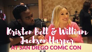 SDCC 2019 INTERVIEW: Kristen Bell and William Jackson Harper from "The Good Place"