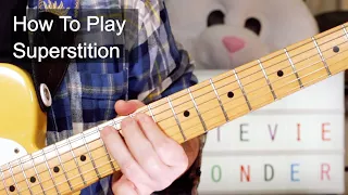 'Superstition' Stevie Wonder Guitar Lesson