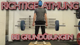 Richtig atmen bei den 5 Grundübungen im Kraftsport | Tutorial | Kernfit