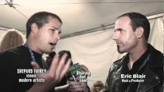 Shepard Fairey talks with Eric Blair @ The 6th JOHNNY RAMONE TRIBUTE