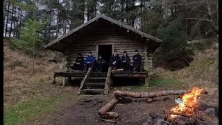 Camping with the boys in a Hidden Cabin - It was my Birthday!