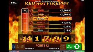 Take 5 Slot - Red Hot Firepot - Jackpot Winner