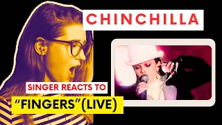 SINGER REACTS to Chinchilla - “Fingers” LIVE (HungerTV)