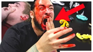 9,999 MPH FIDGET SPINNER VS BODY PARTS (Gone Wrong)