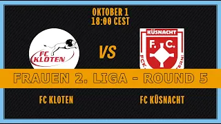 FRAUEN 2. LIGA - Round 5. FC Kloten - FC Küsnacht