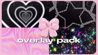 huge overlay pack | 4k quality | popular & underrated overlays ♡ ! ‧˚₊