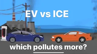 Electro car vs combustion engine, which pollutes more? EV vs ICE