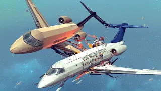 Midair Collisions, Air vs Ground & Emergency Landings #7 | Besiege