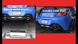 GR86 stock vs Yonaka exhaust battle