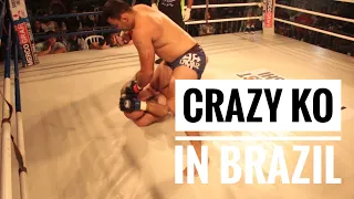 KO of the night Alison Vicente (Chute Boxe) Vs Sandro Vieira Nação Cyborg Fight Night 1:Brasil