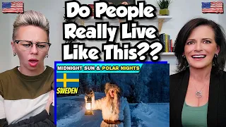 American Couple Reacts: Living with the Dark Winters in Sweden! Midnight Sun! FIRST TIME REACTION!