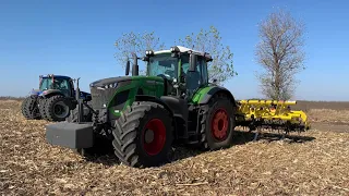 Испытание трактора Fendt 936 vs New Holland 8.390 с глубокорыхлителем по кукурузу