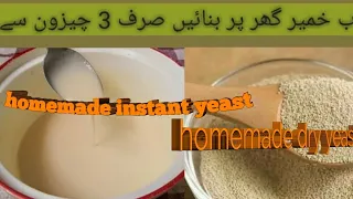 | Homemade Instant Yeast Recipe | How to Make Yeast in  Home |Amna kitchen