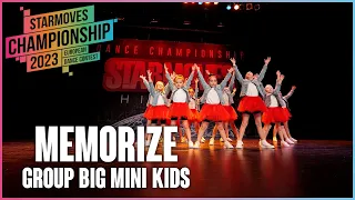 Memorize | GROUP BIG MINI KIDS | Starmoves Championship 2023