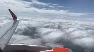 Cloudy Takeoff from Berlin Brandenburg Airport | Easyjet A320 Sharklets