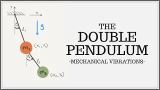 Equations of Motion for the Double Pendulum (2DOF) Using Lagrange's Equations