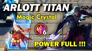 POWER FULL  ARLOTT  TITAN + IMMORTAL  ASTRO !!! MOBILE LEGEND MAGIC CHESS