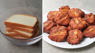 If you have leftover bread at home, you can try snacks | Leftover bread snacks | Yummy