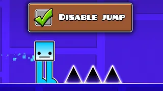 Si no pudieras saltar en Geometry Dash