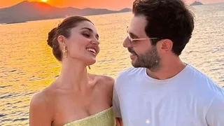 Una nuova foto piena di amore da Hande Erçel e Hakan Sabancı