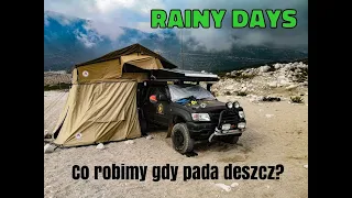 Deszczowe dni w namiocie (vanlife)